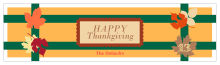 Thanksgiving Fall Foliage Water bottle Labels 7x1.875